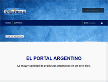 Tablet Screenshot of elportalargentino.com